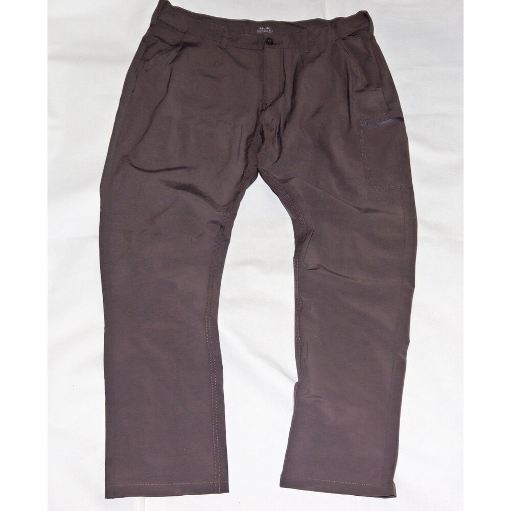 Huk Next Level Men's Outdoor Hiking Fishing‎ H2000174 Brown Pants Size XL